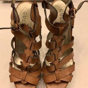 Guess strappy heels